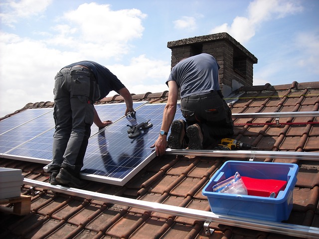 nettoyage de panneaux solaires