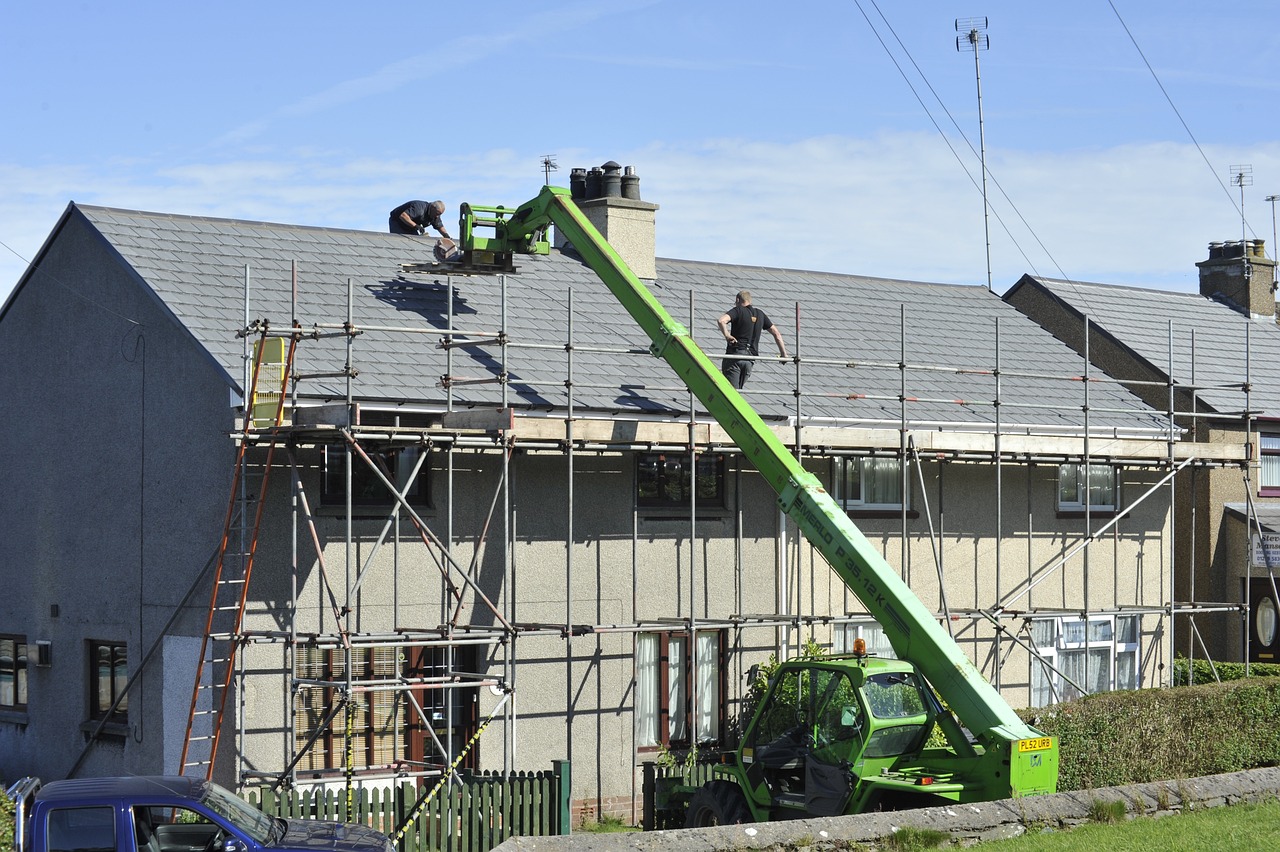 toiture détériorée