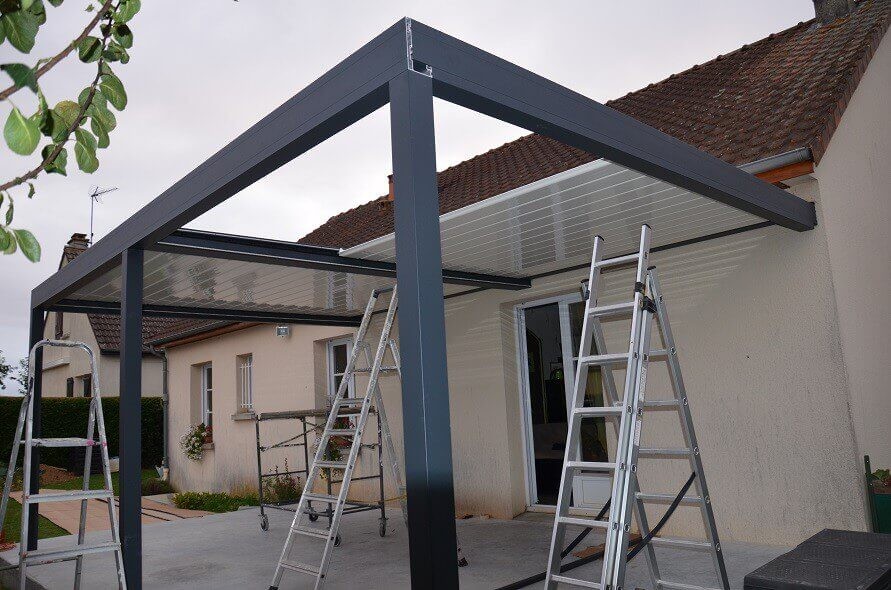 Pose de pergola