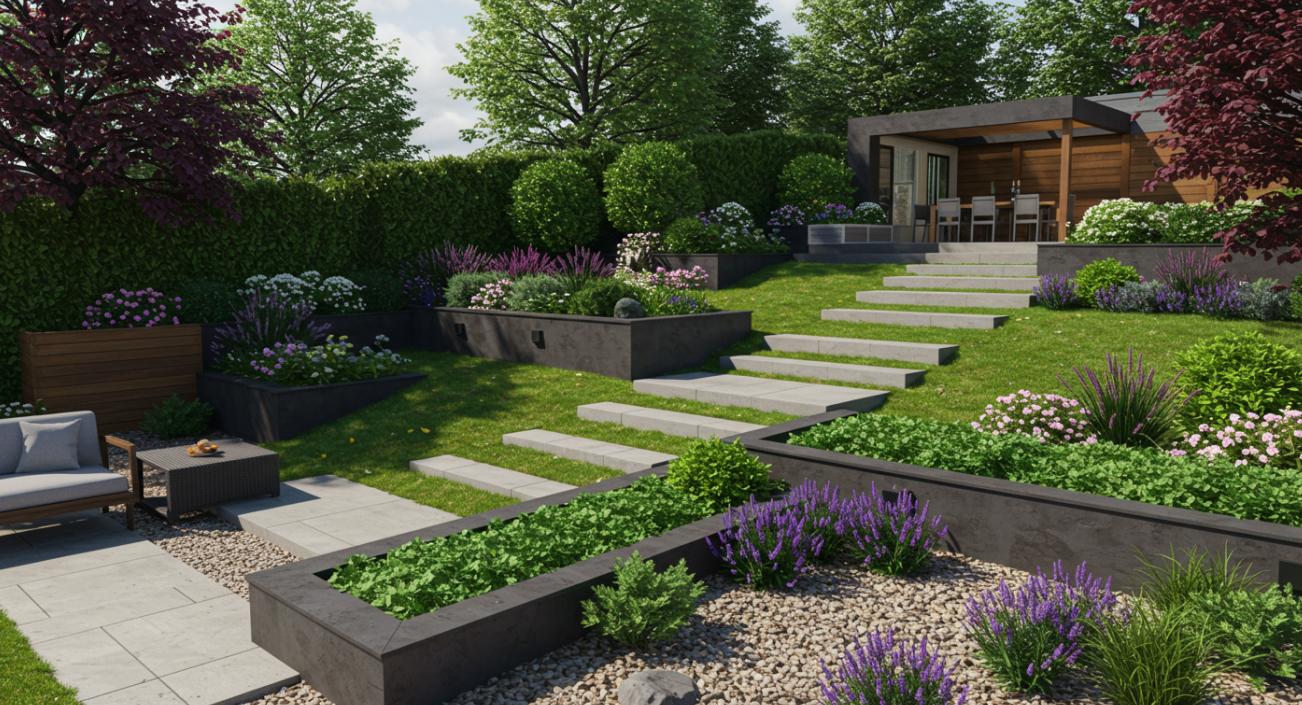 amenagement-jardin-pente